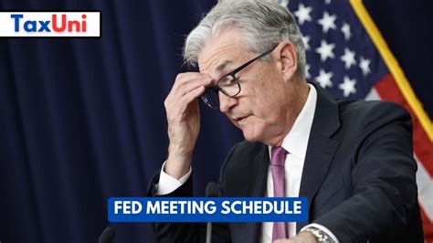 fed meeting schedule
